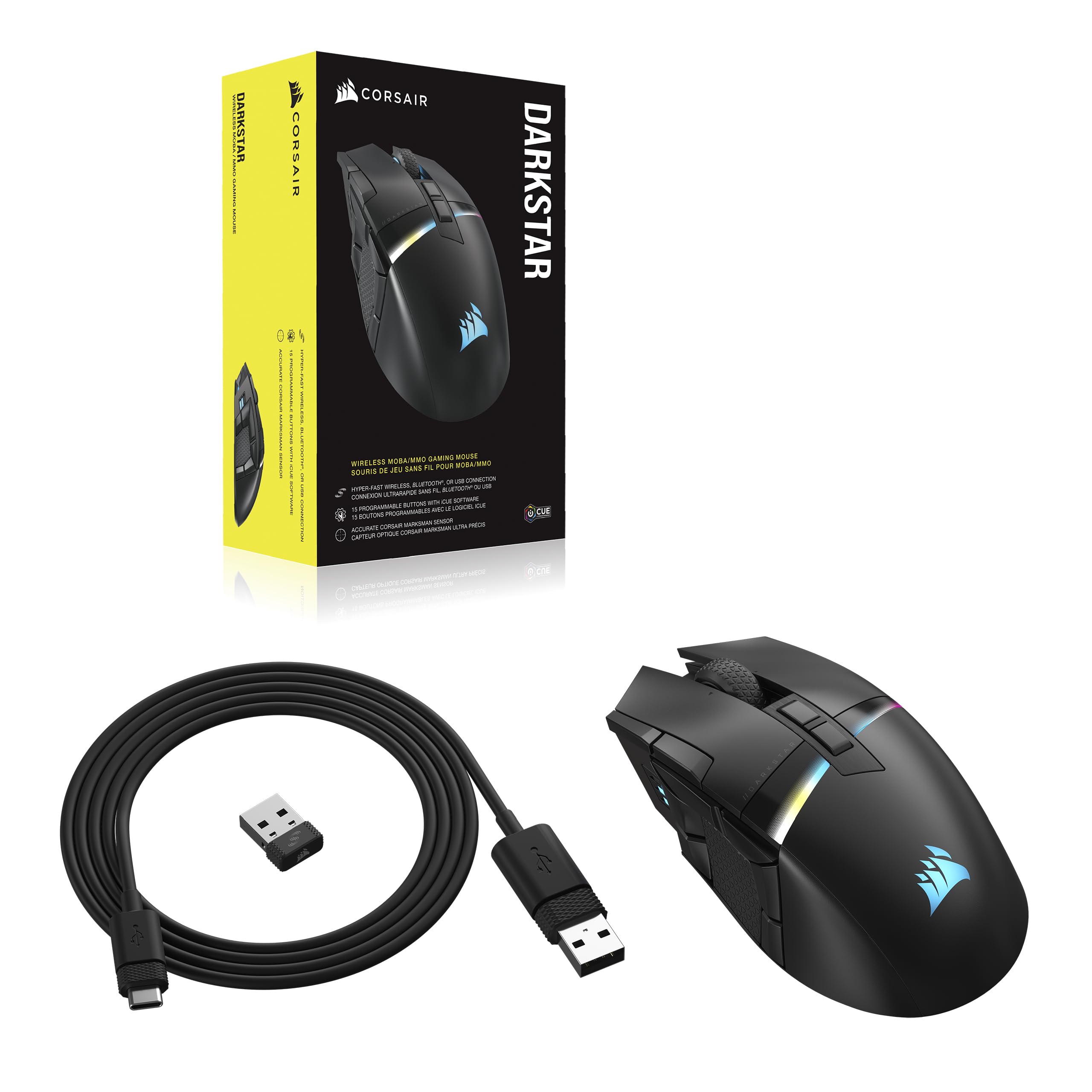 corsair-darkstar-rgb-wireless-mouse-gaming-mmo-26000-dpi-15-pulsanti-nero image 7