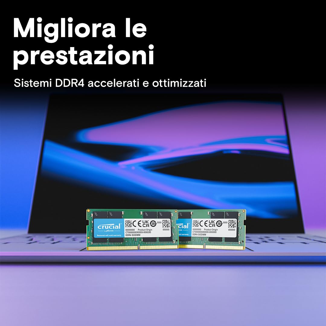 crucial-ram-ddr4-32gb-kit-2x16gb-3200mhz-cl22-sodimm-per-laptop image 3