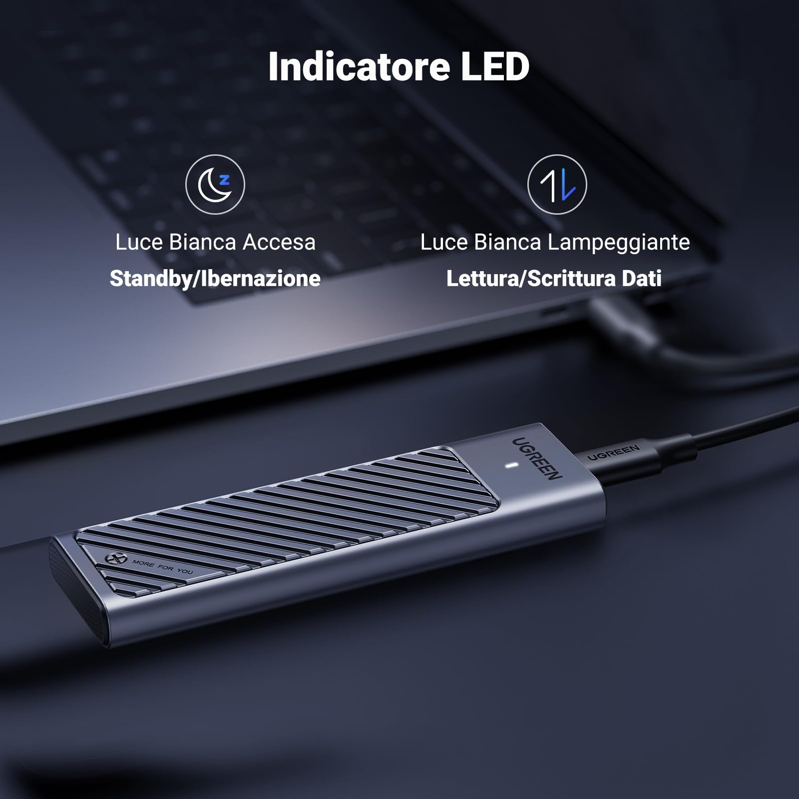 ugreen-case-ssd-m-2-nvme-sata-20gbps-usb-c-3-2-gen-2x2-per-2230-2242-2260-2280 image 6