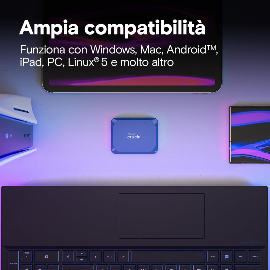 crucial-x10-ssd-esterno-8tb-usb-c-2100mb-s-ip65-blu-opaco image 5