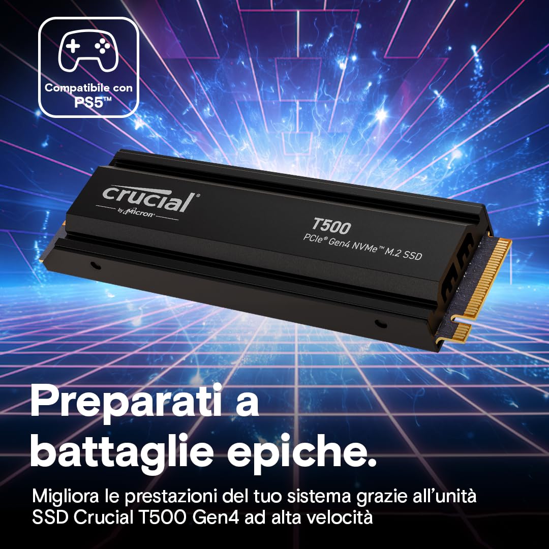 crucial-t500-ssd-interno-4tb-m-2-pcie-gen4-nvme-con-dissipatore-per-ps5 image 6