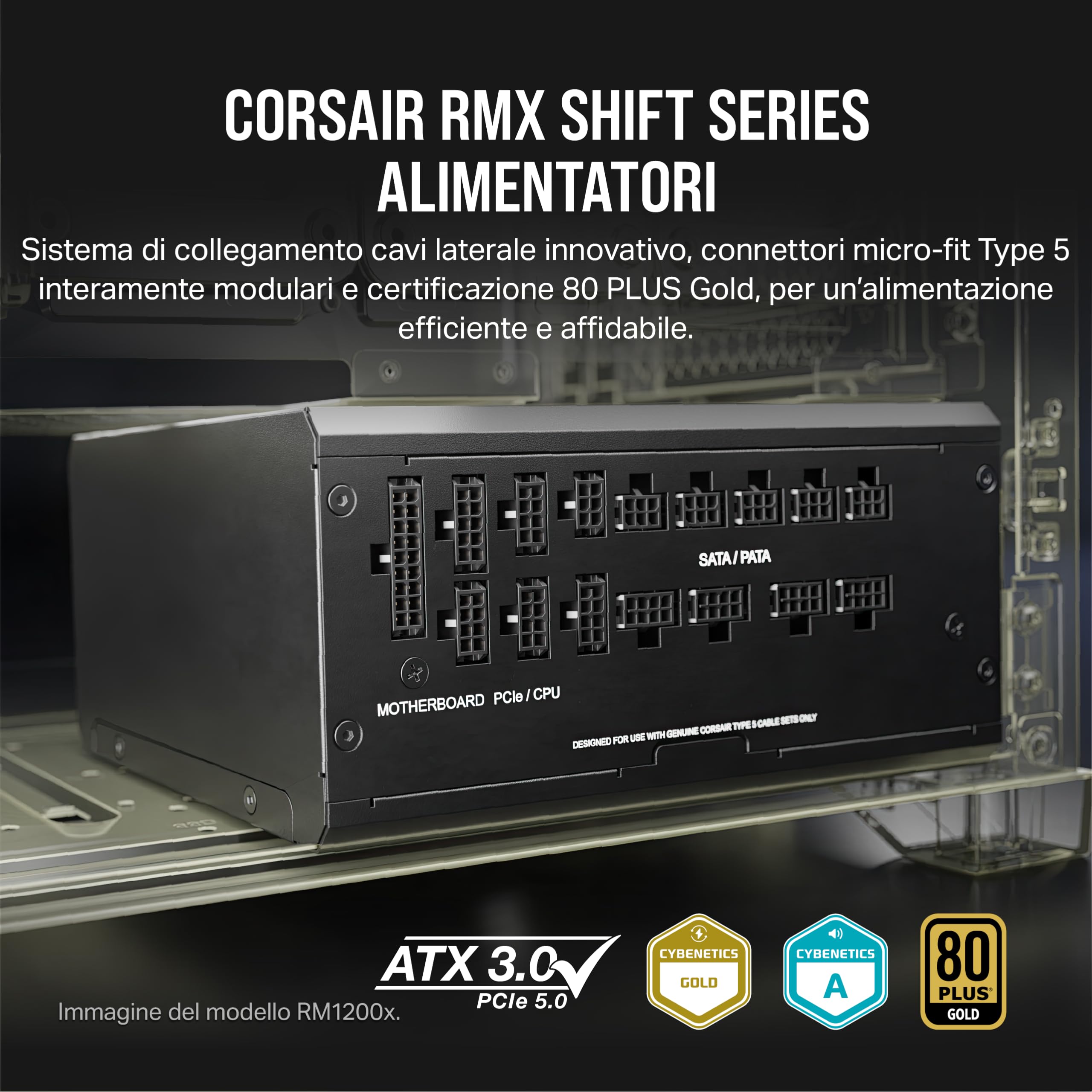 corsair-rm850x-shift-alimentatore-atx-850w-modulare-80-plus-gold-nero image 2