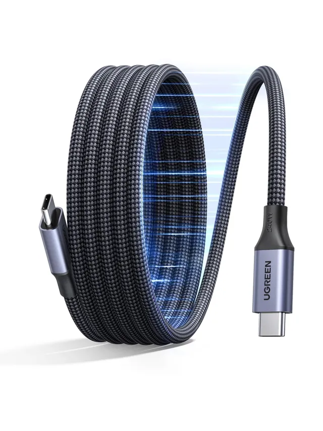 ugreen-cavo-usb-c-magnetico-240w-pd3-1-ricarica-rapida-1m image 1
