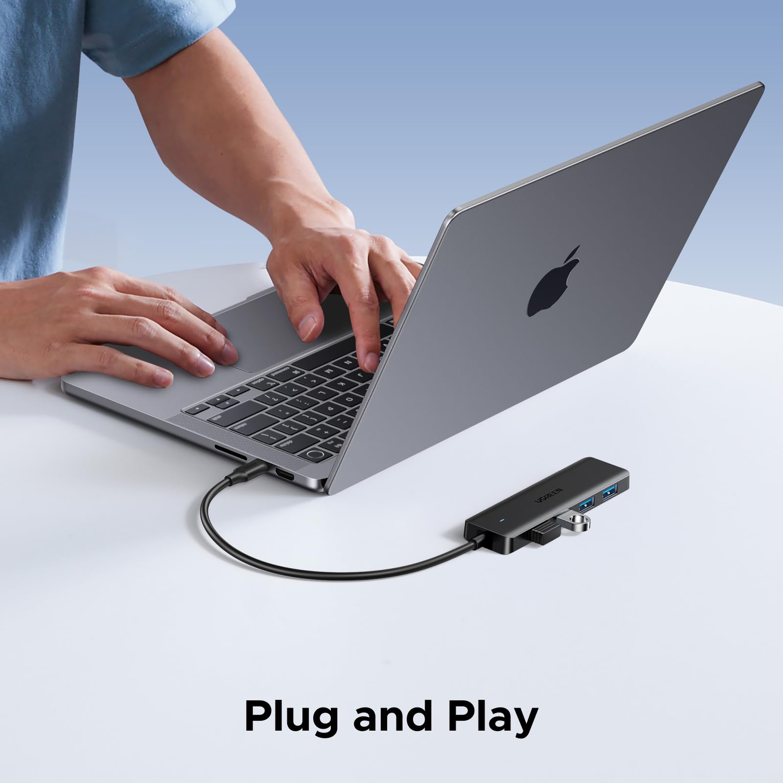 ugreen-hub-usb-c-a-4-porte-usb-3-0-5gbps-15cm image 4