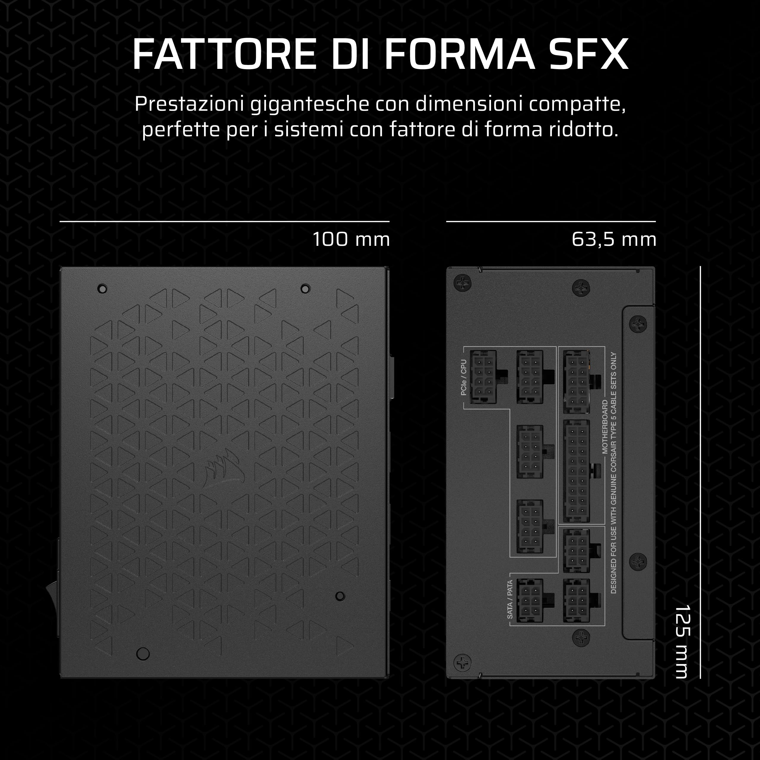 corsair-sf750-2024-alimentatore-sfx-750w-modulare-80-plus-platinum-atx-3-1-nero image 4