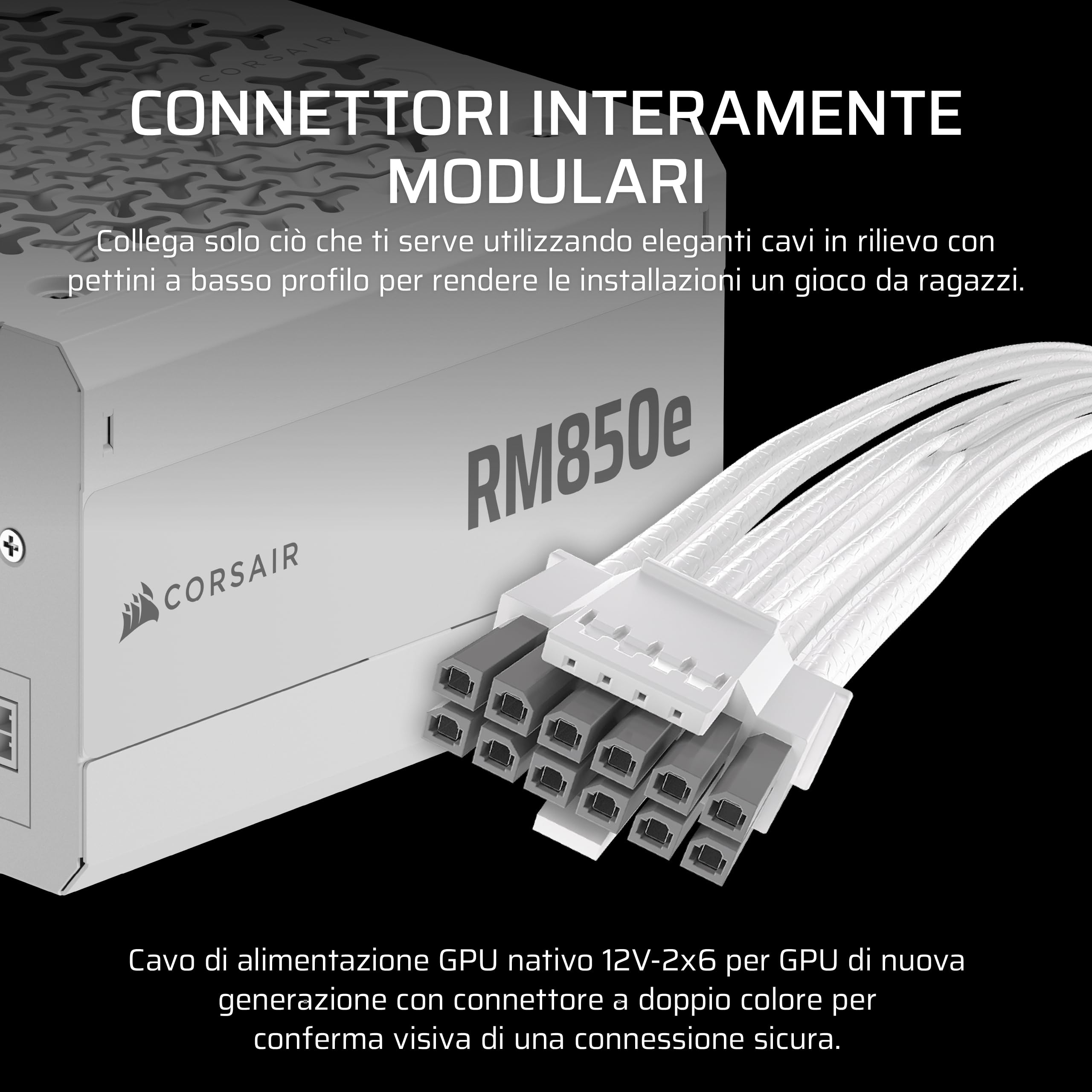 corsair-rm850e-2025-alimentatore-atx-850w-modulare-atx-3-1-pcie-5-1-bianco image 4