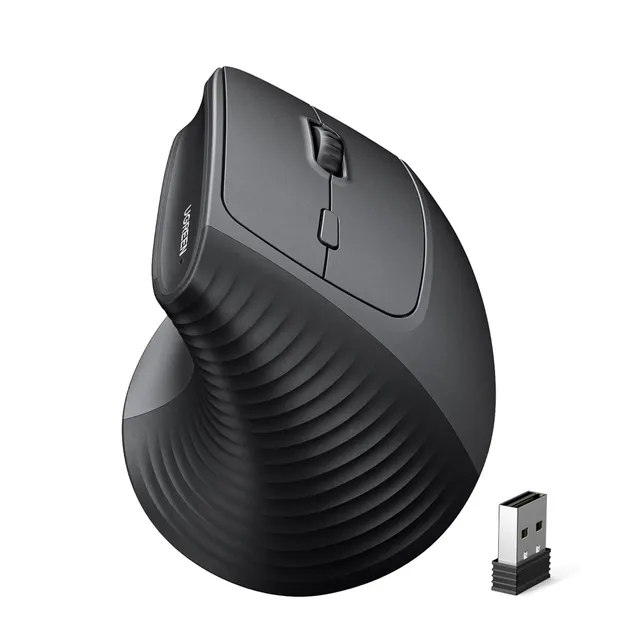 ugreen-mouse-verticale-wireless-2-4g-bluetooth-4000-dpi-silenzioso image 1