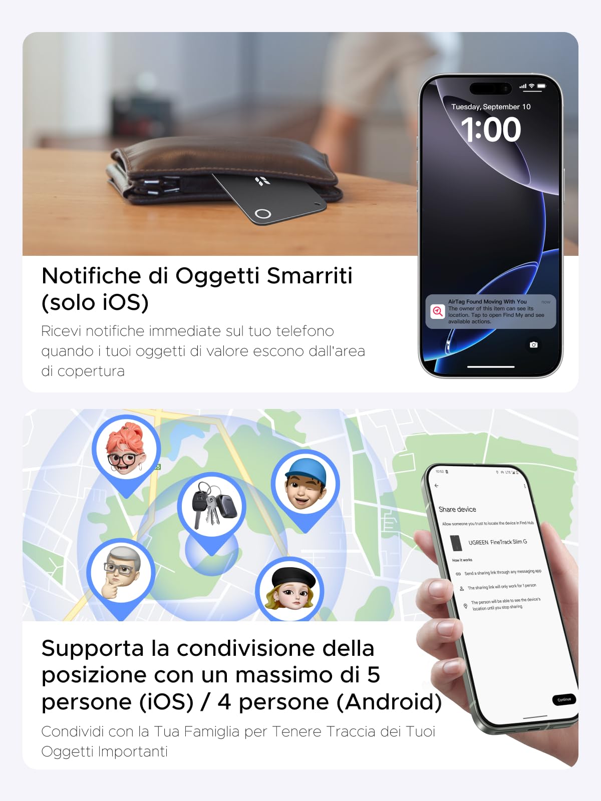 ugreen-finetrack-slim-duo-2-smart-tracker-wallet-tag-ios-find-my-android-find-hu image 7