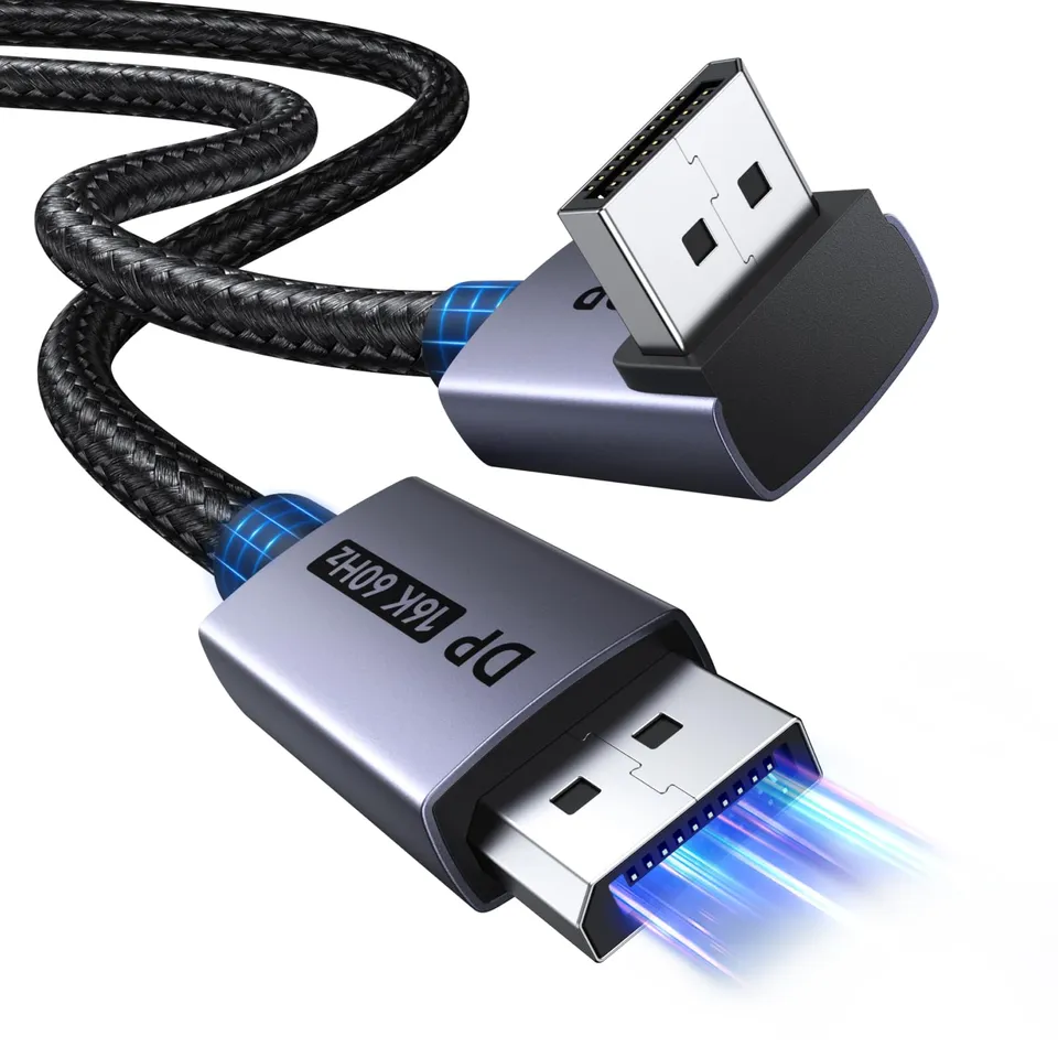 ugreen-16k-cavo-displayport-2-1-a-90-dp-a-dp-2m-80gbps image 1