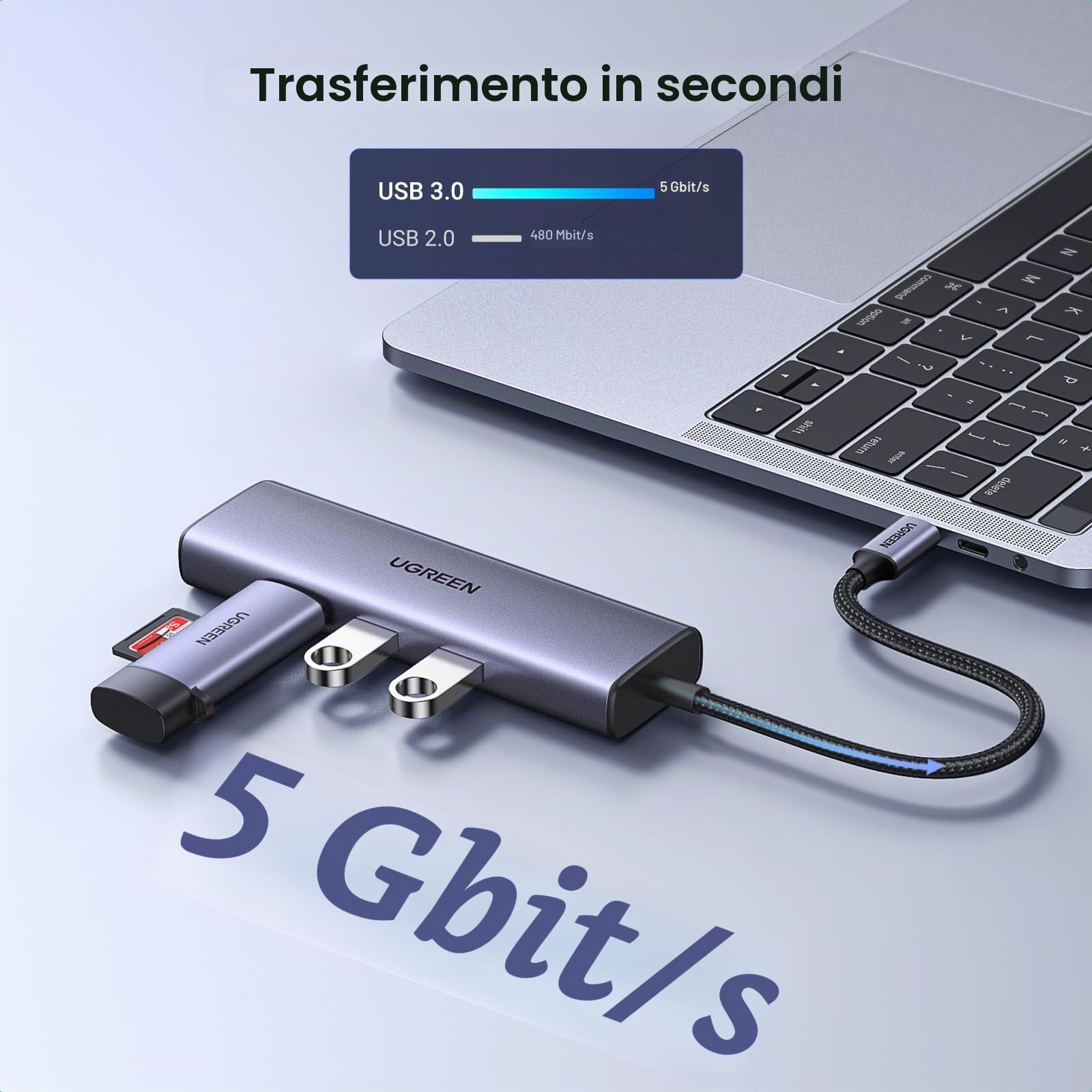 ugreen-revodok-1061-hub-usb-c-6-in-1-con-hdmi-4k-ethernet-gigabit-e-pd-100w image 5