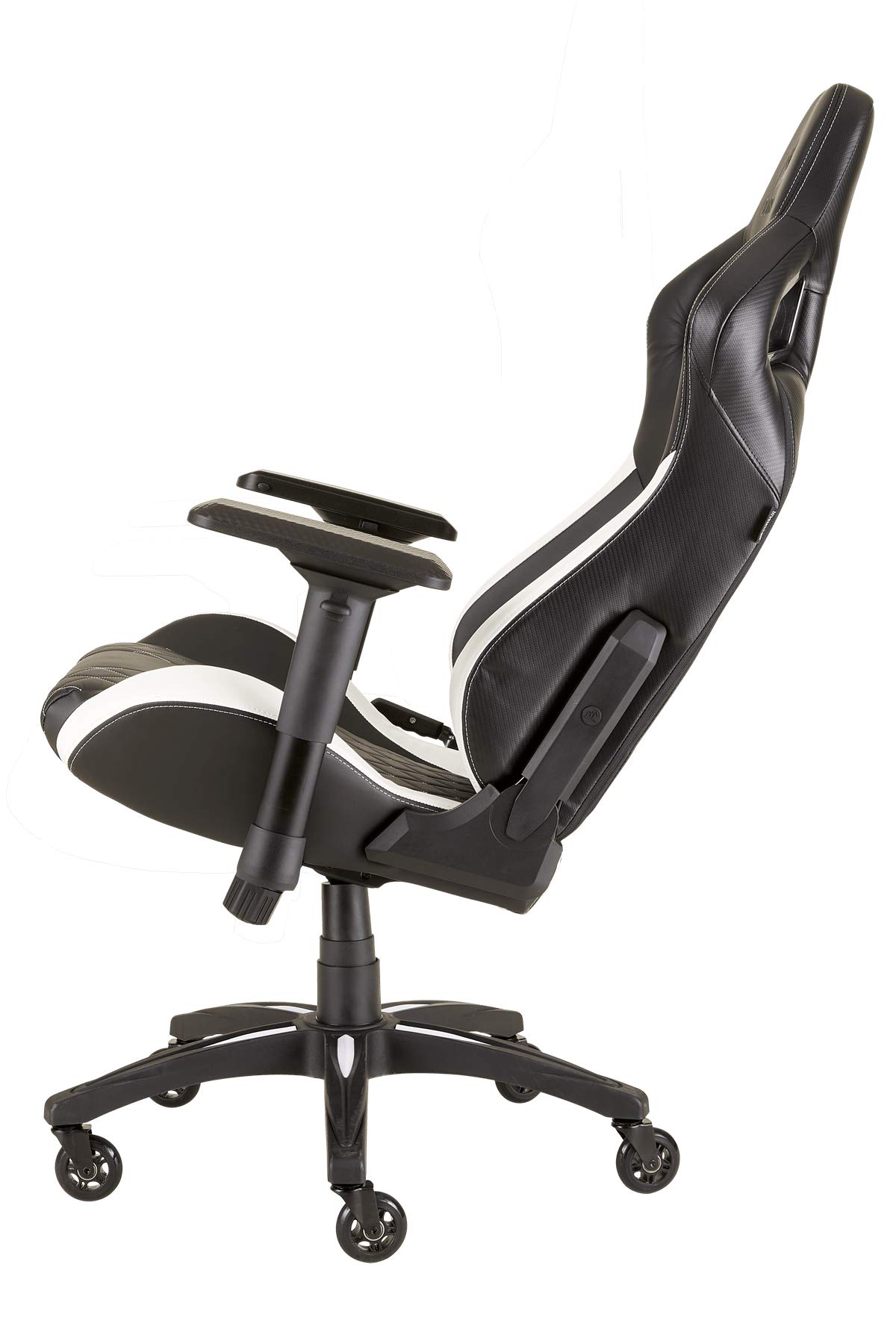 corsair-t1-race-sedia-gaming-similpelle-nero-bianco image 5