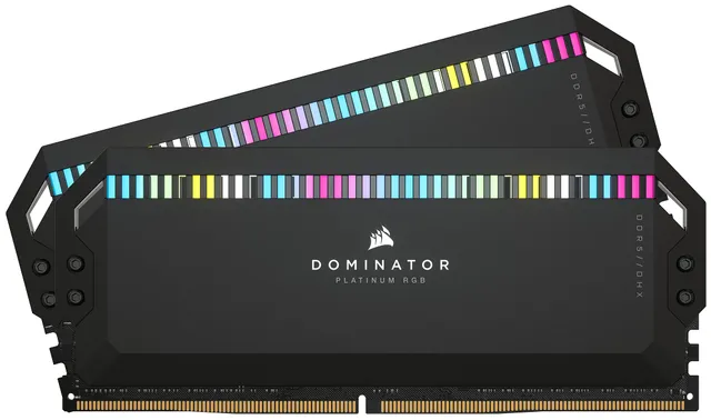 corsair-dominator-platinum-rgb-ddr5-ram-32gb-2x16gb-6000mhz-cl36-intel-xmp-nero- image 1