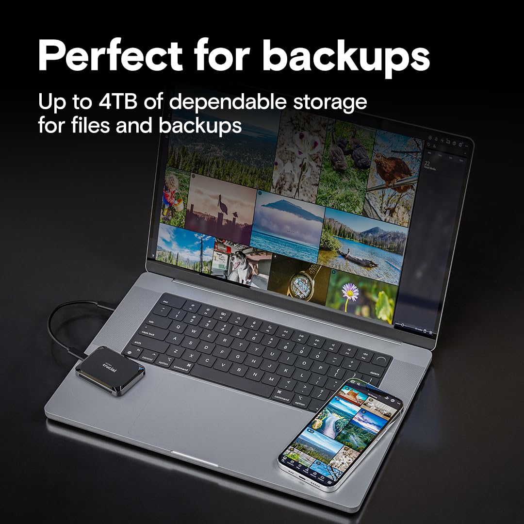 crucial-x9-ssd-esterno-portatile-1tb-usb-c-fino-a-1050-mb-s image 5
