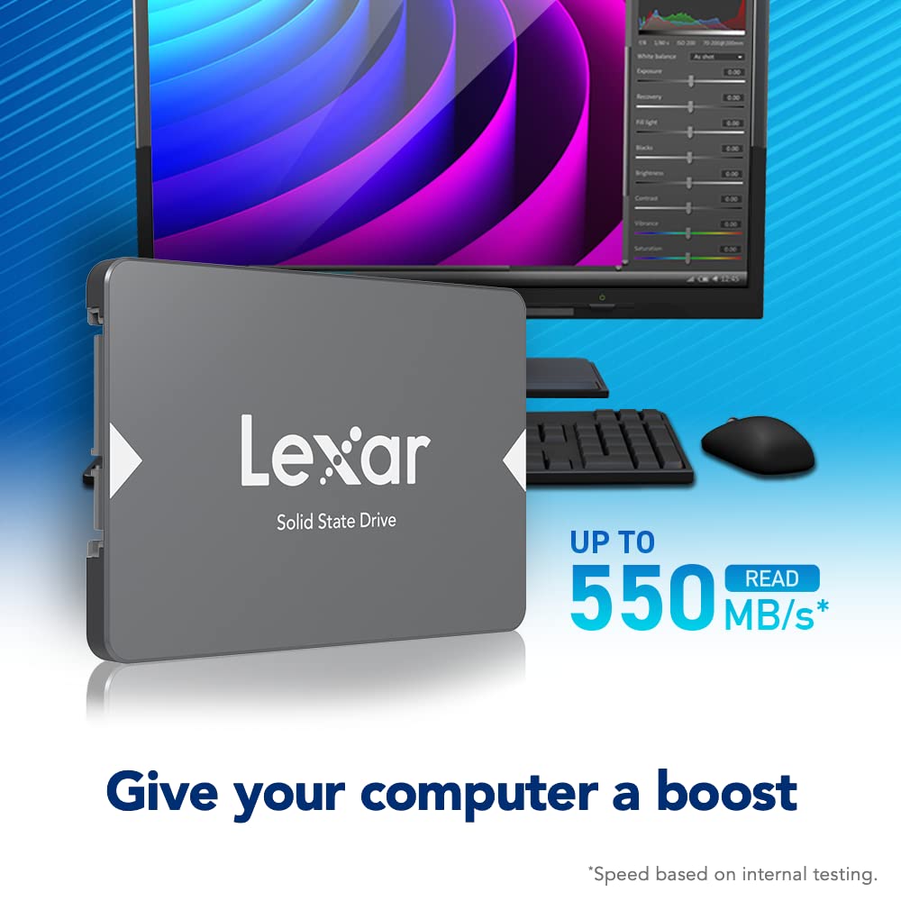 lexar-ns100-ssd-interno-256gb-2-5-sata-iii-fino-a-520mb-s image 2