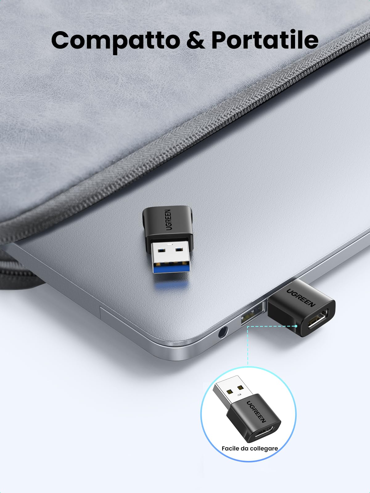 ugreen-adattatore-usb-c-a-usb-a-3-1-10gbps-confezione-3-pezzi image 6