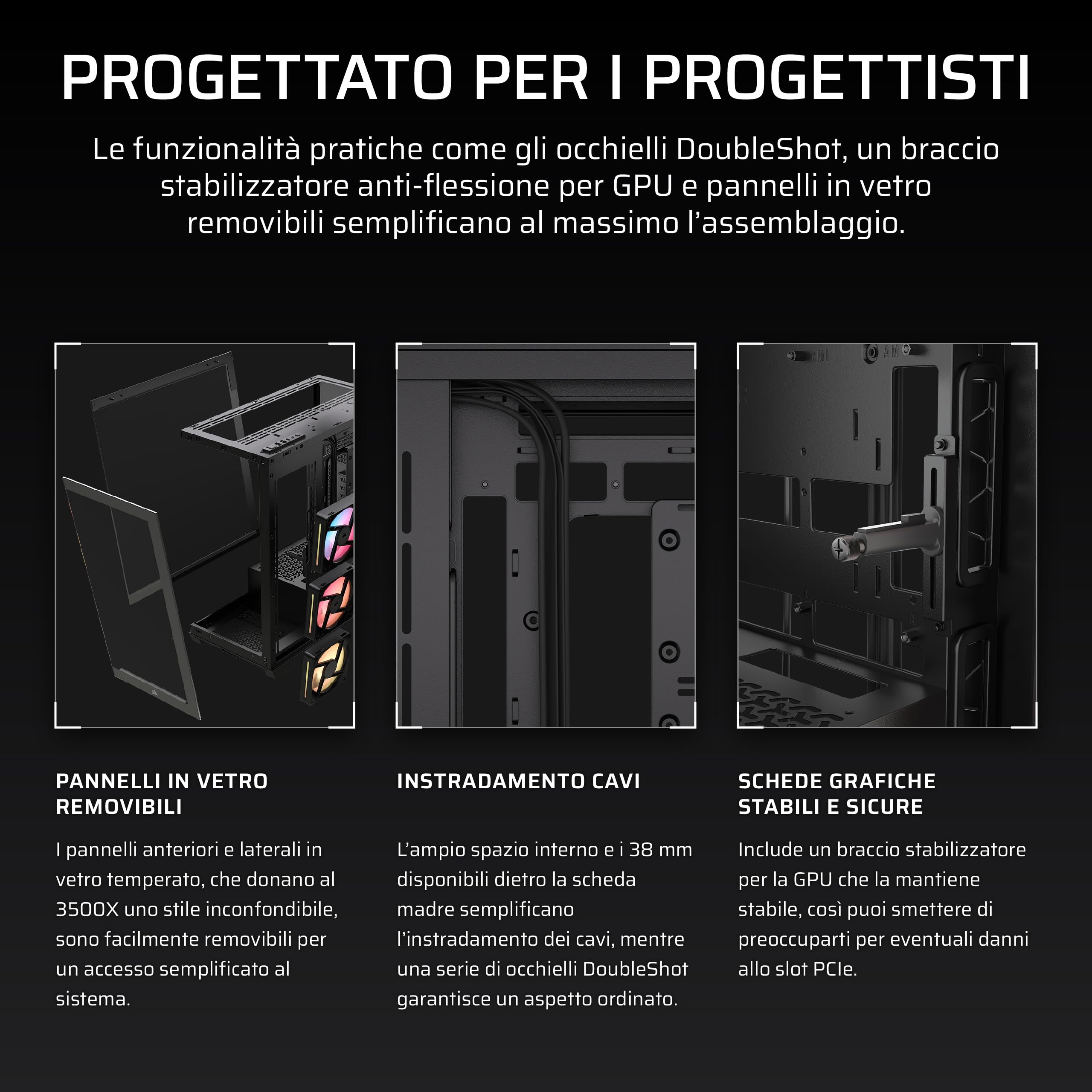 corsair-3500x-lx-r-rgb-icue-link-mid-tower-panoramico-nero-con-3-ventole image 8