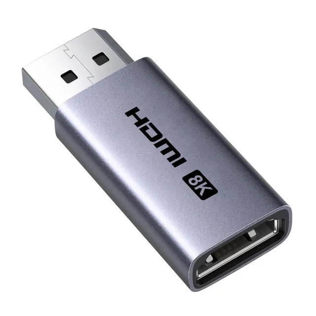 ugreen-adattatore-displayport-a-hdmi-8k-60hz-4k-240hz-alluminio image 1
