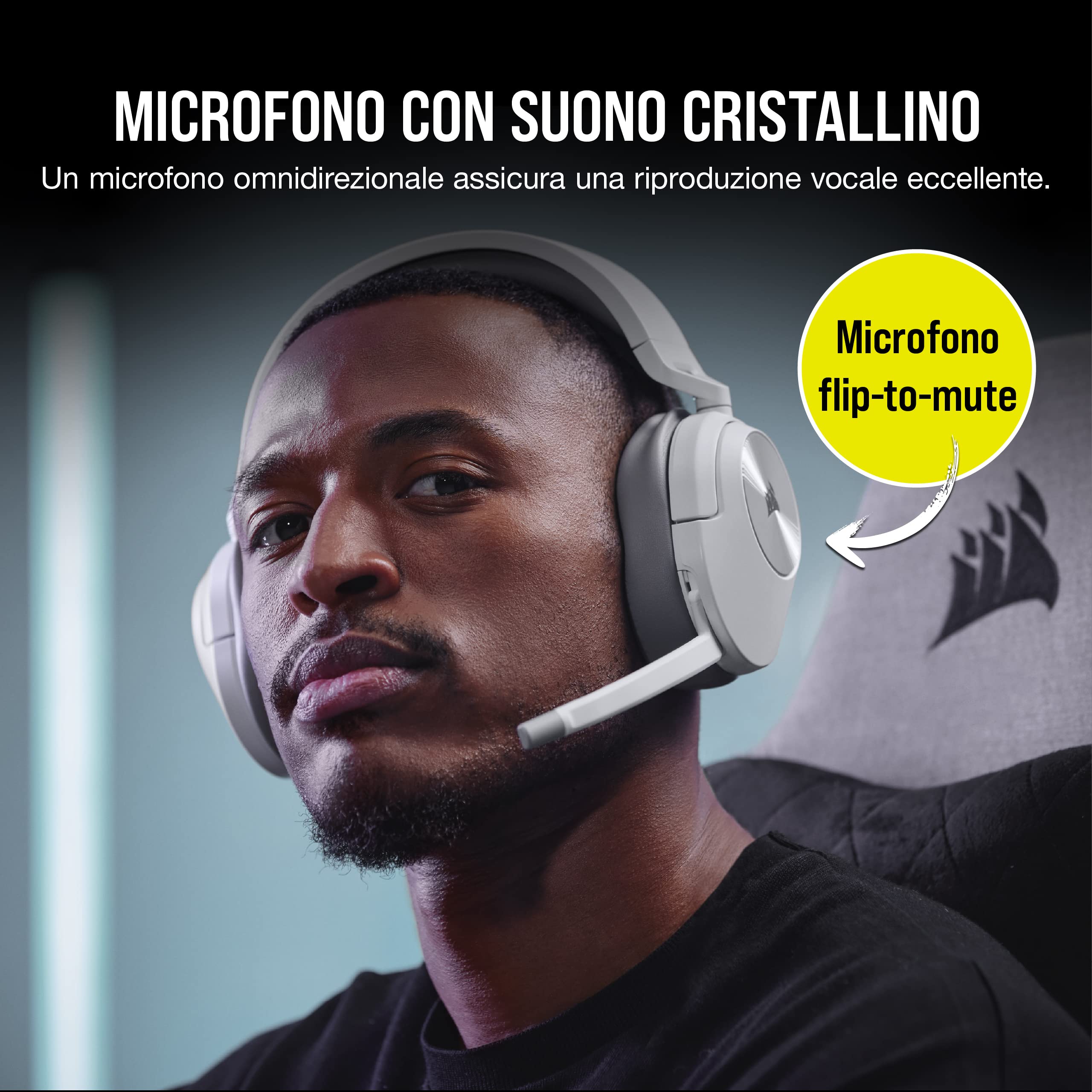 corsair-hs55-wireless-cuffia-gaming-con-microfono-bianco image 5