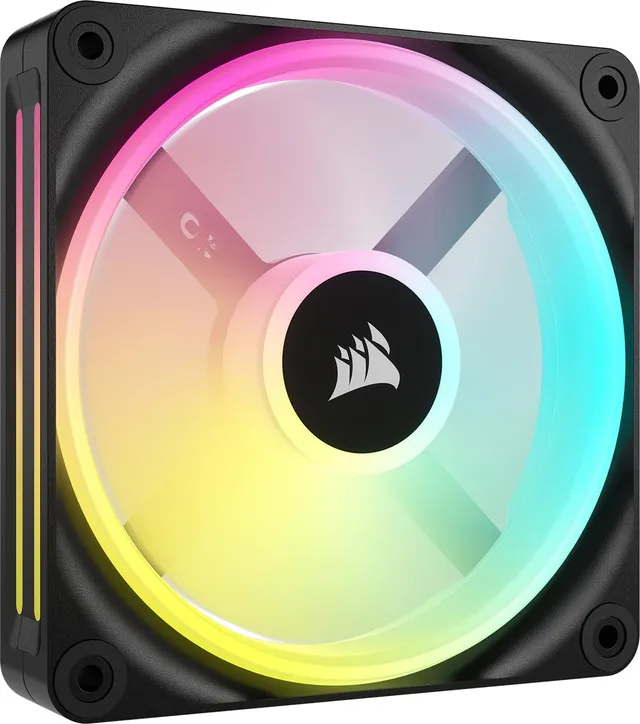 corsair-icue-link-qx120-rgb-ventola-120mm-nera-cupola-magnetica-pwm-2400-rpm image 1