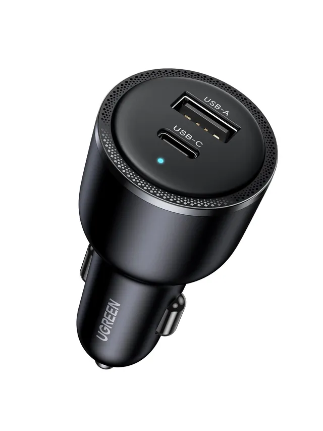 ugreen-caricatore-auto-63w-usb-c-pd-45w-usb-a-18w-qc-pps-12-24v image 1