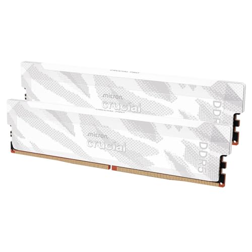crucial-pro-ram-ddr5-32gb-kit-2x16gb-6400mhz-cl32-bianco image 8