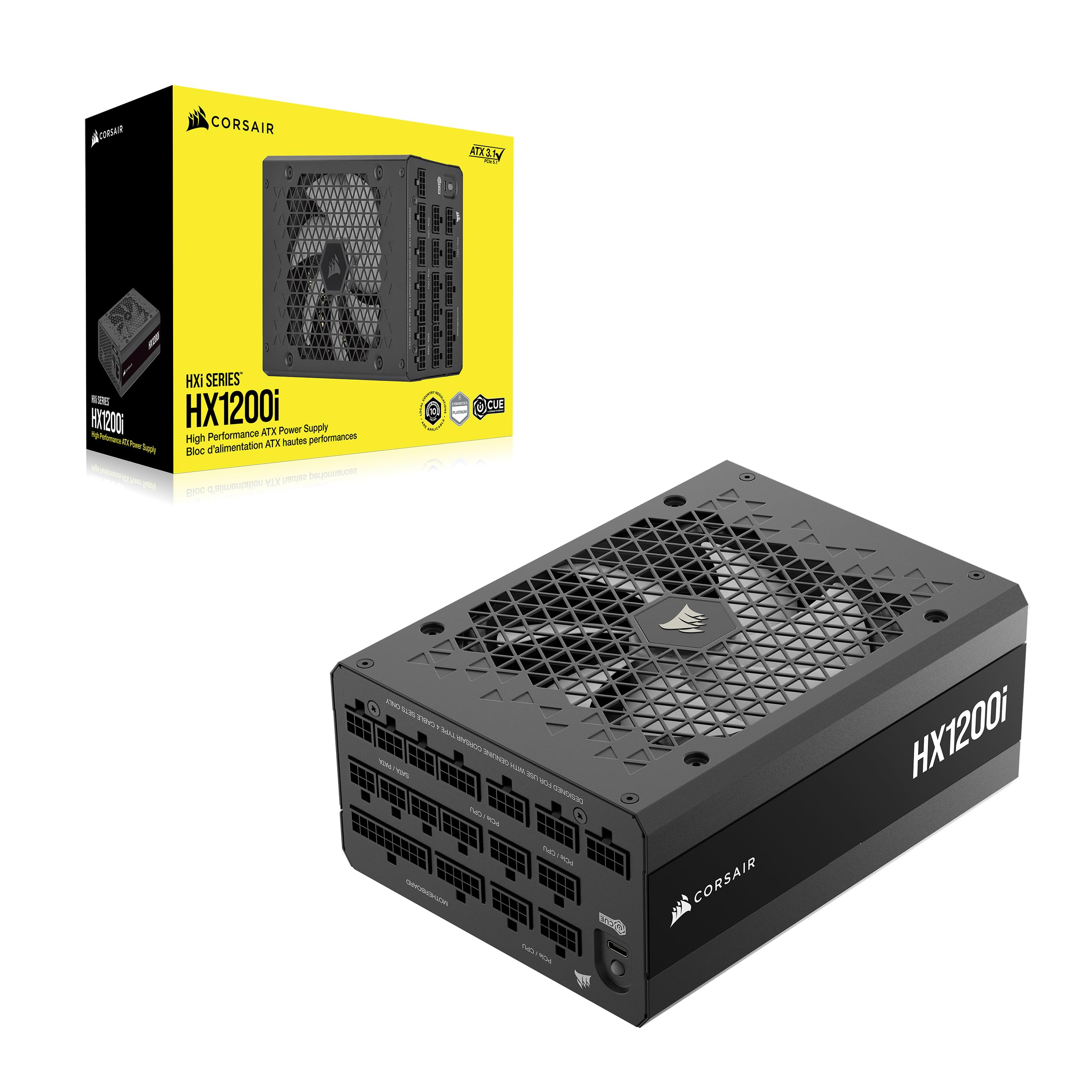 corsair-hx1200i-2025-alimentatore-atx-1200w-modulare-atx-3-1-pcie-5-1-nero image 8