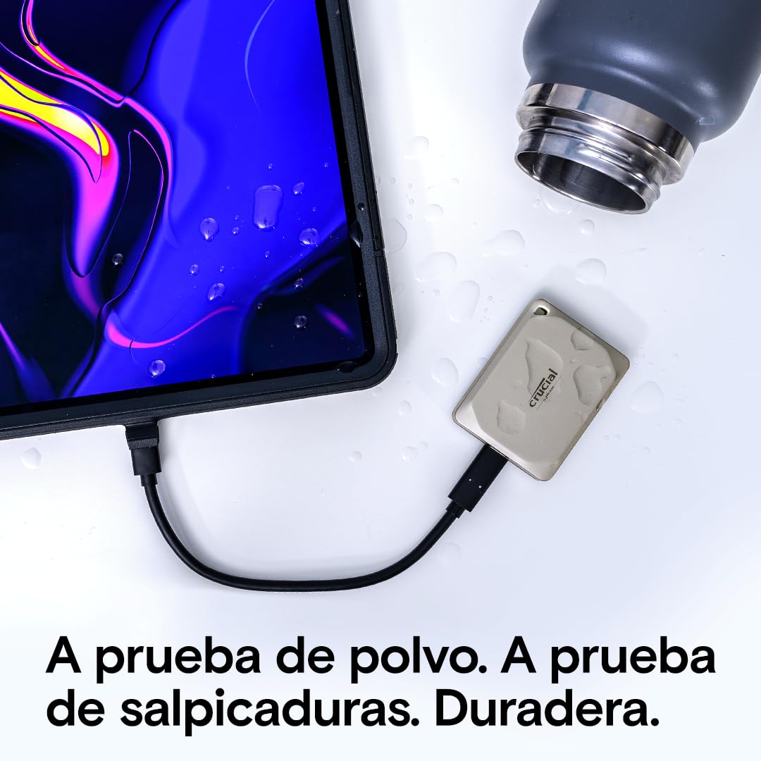 crucial-x9-pro-per-mac-1tb-ssd-esterno-portatile-usb-c-1050mb-s image 4