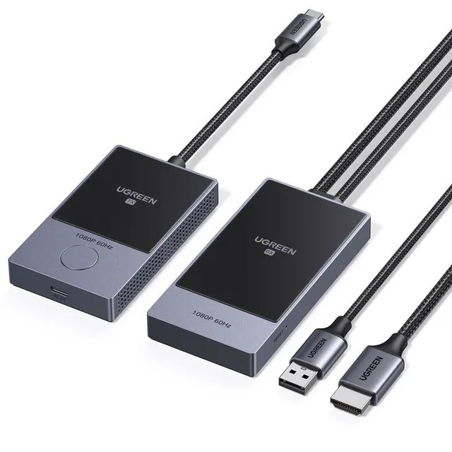 ugreen-trasmettitore-ricevitore-hdmi-wireless-usb-c-tx-hdmi-rx-1080p-50m-pd-60w image 1