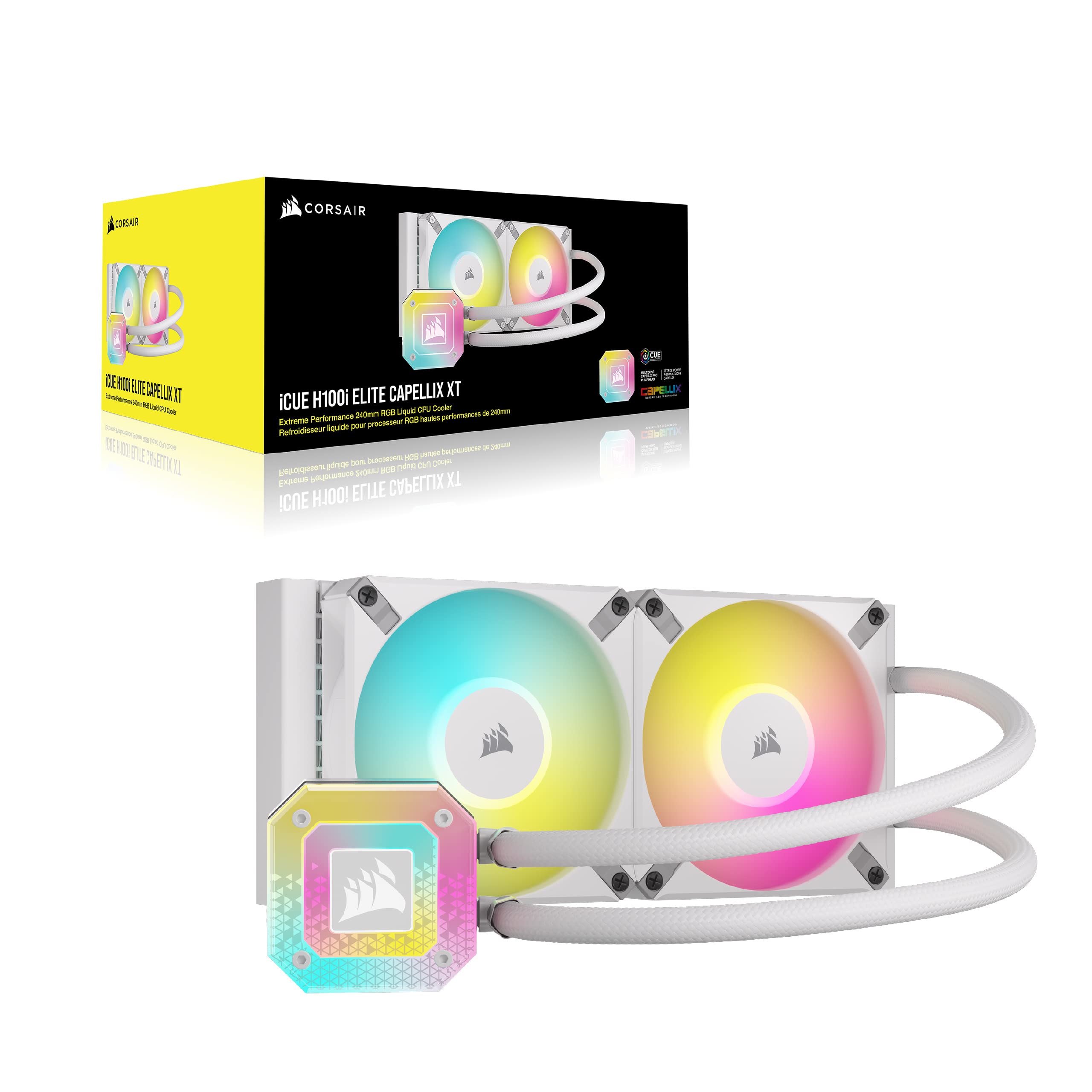 corsair-icue-h100i-elite-capellix-xt-dissipatore-a-liquido-240mm-bianco image 7