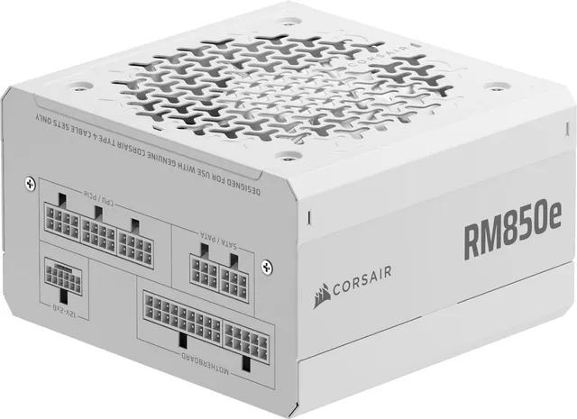 corsair-rm850e-2025-alimentatore-atx-850w-modulare-atx-3-1-pcie-5-1-bianco image 1