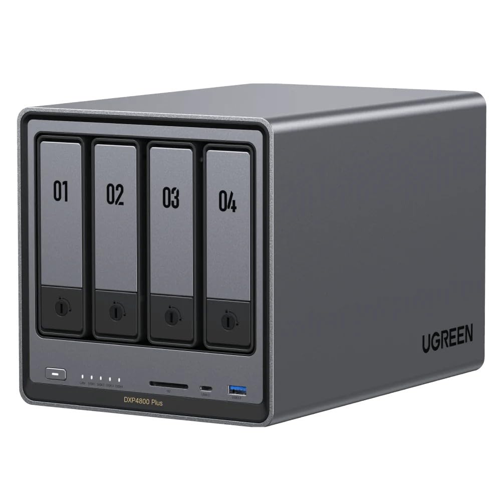 ugreen-nasync-dxp4800-plus-nas-4-bay-16tb-con-4x-wd-4tb-hdd image 1