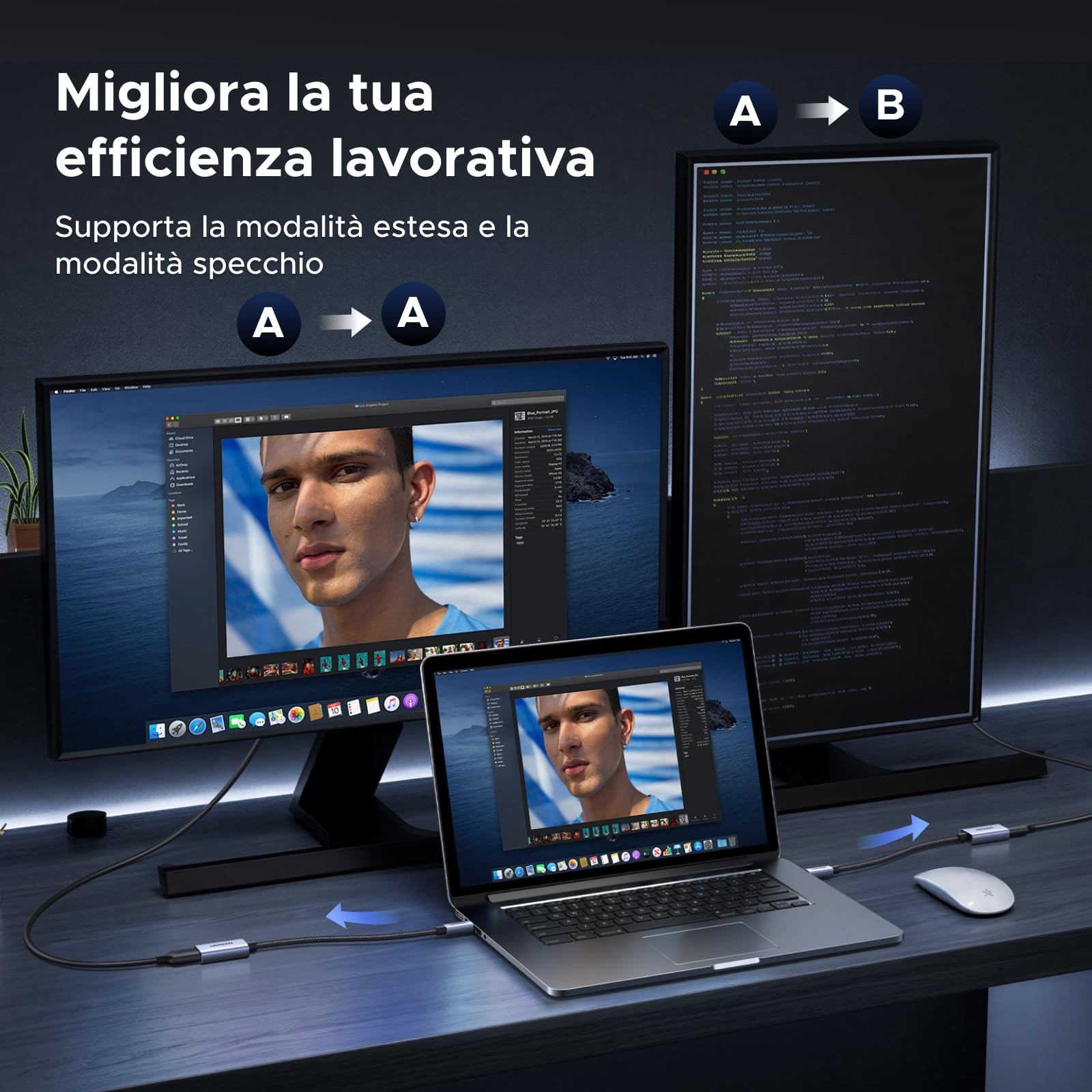 ugreen-adattatore-mini-displayport-a-hdmi-4k-30hz-unidirezionale-20cm image 7