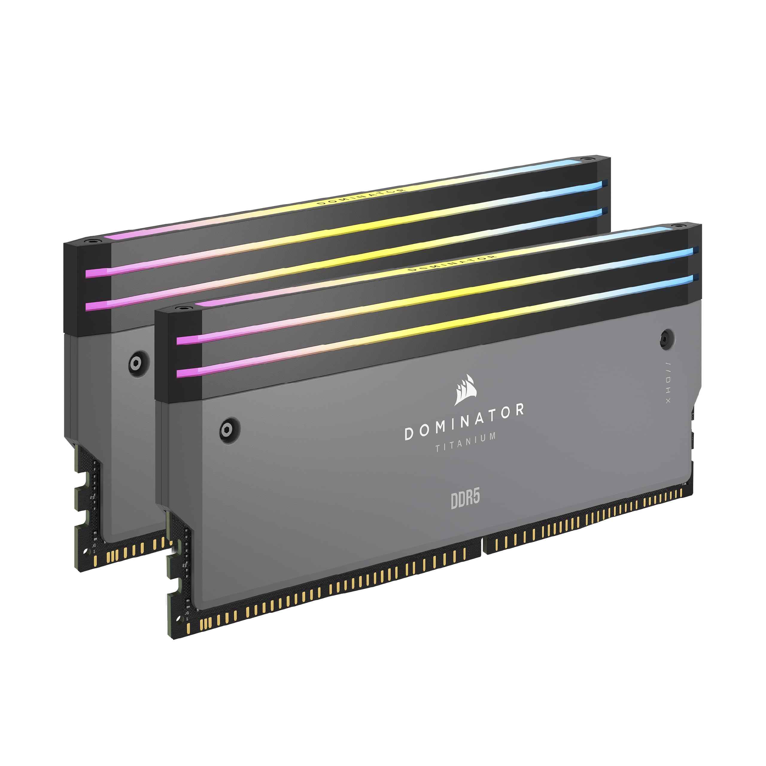 corsair-dominator-titanium-ddr5-rgb-light-enhancement-kit-2-moduli-grigio image 1