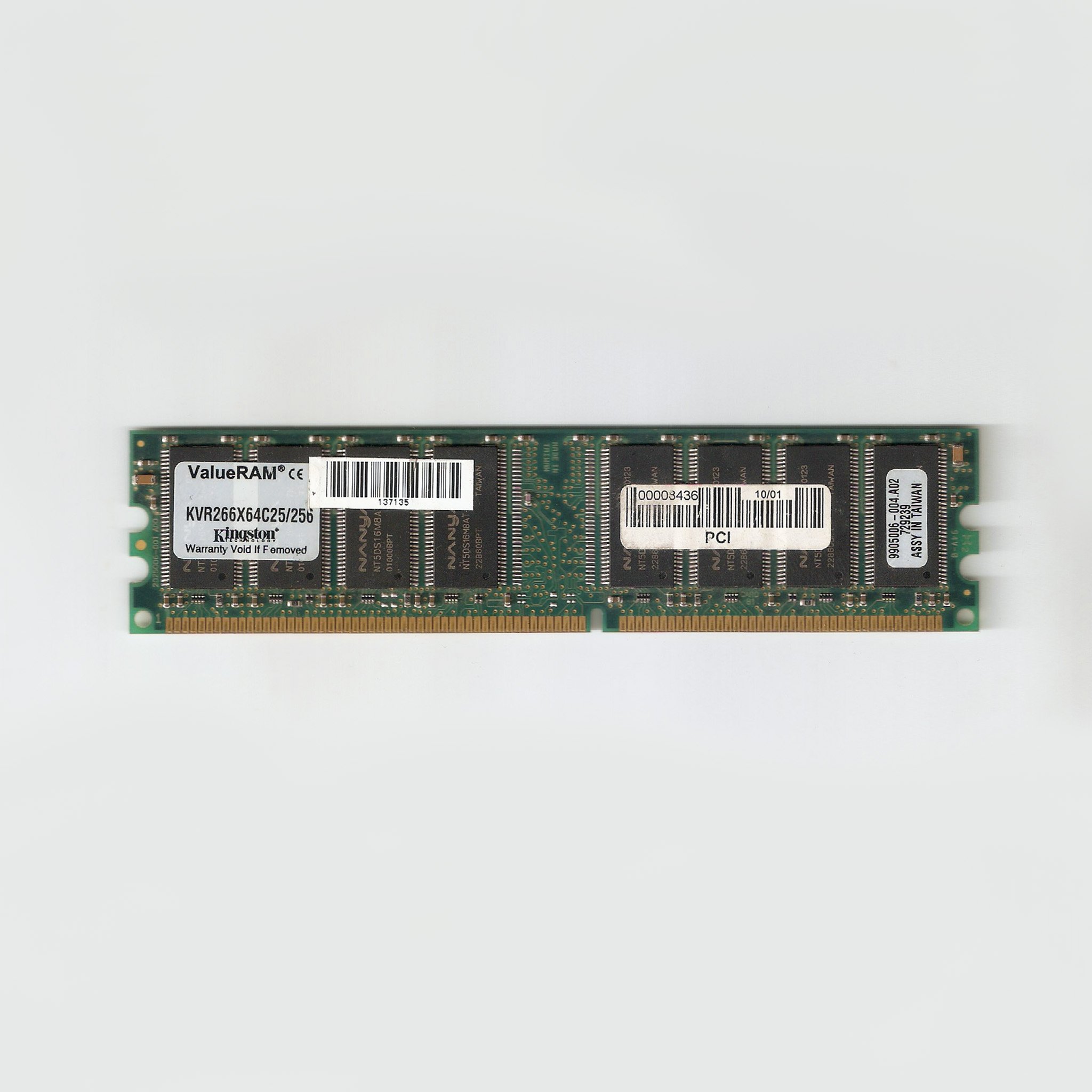 kingston-valueram-256mb-266mhz-ddr-cl2-5-dimm-memoria-desktop image 1