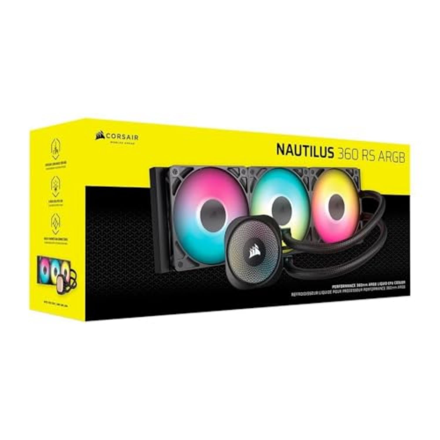 corsair-nautilus-360-rs-argb-raffreddatore-cpu-a-liquido-360mm-3x-rs120-argb-ner image 6
