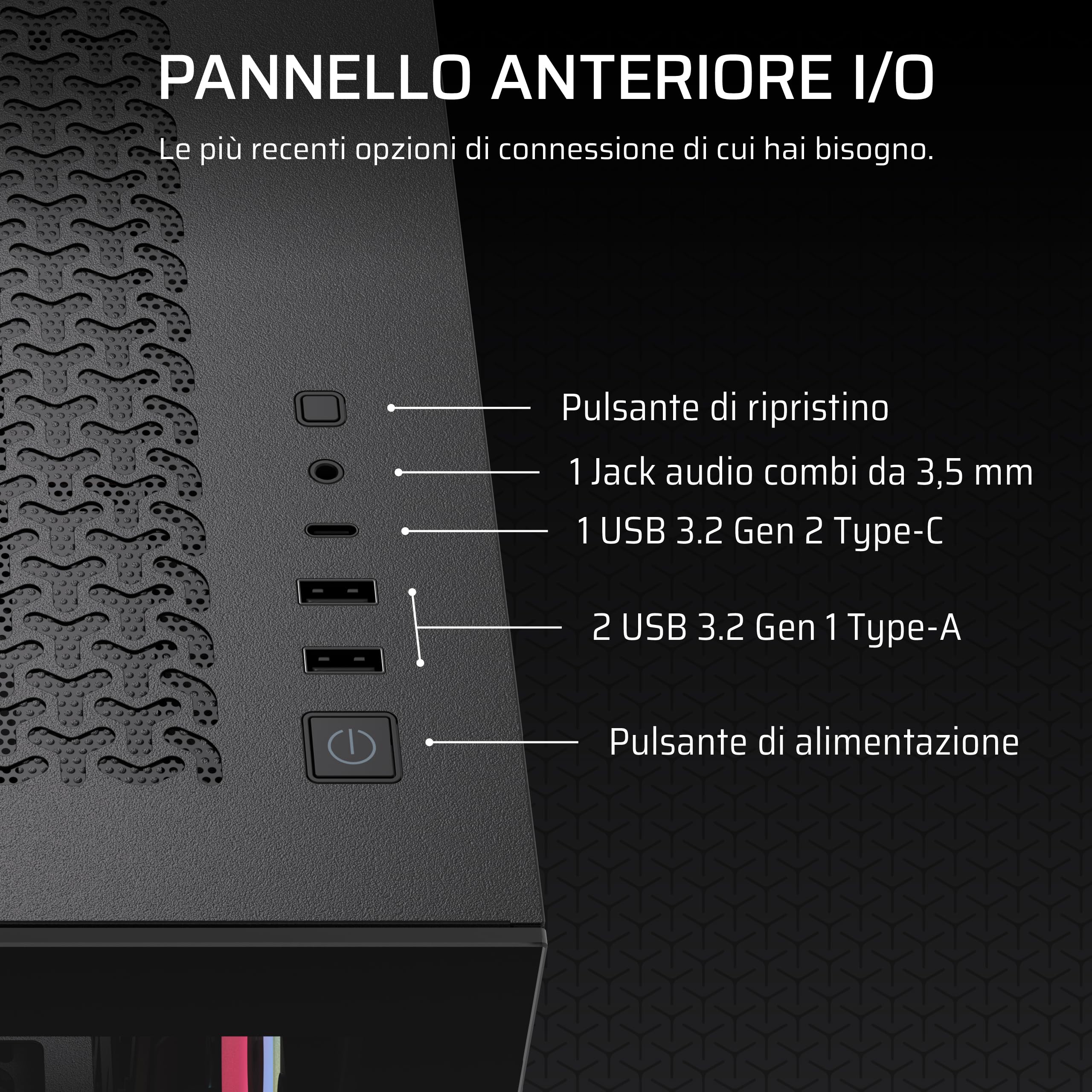 corsair-3500x-lx-r-rgb-icue-link-mid-tower-panoramico-nero-con-3-ventole image 6