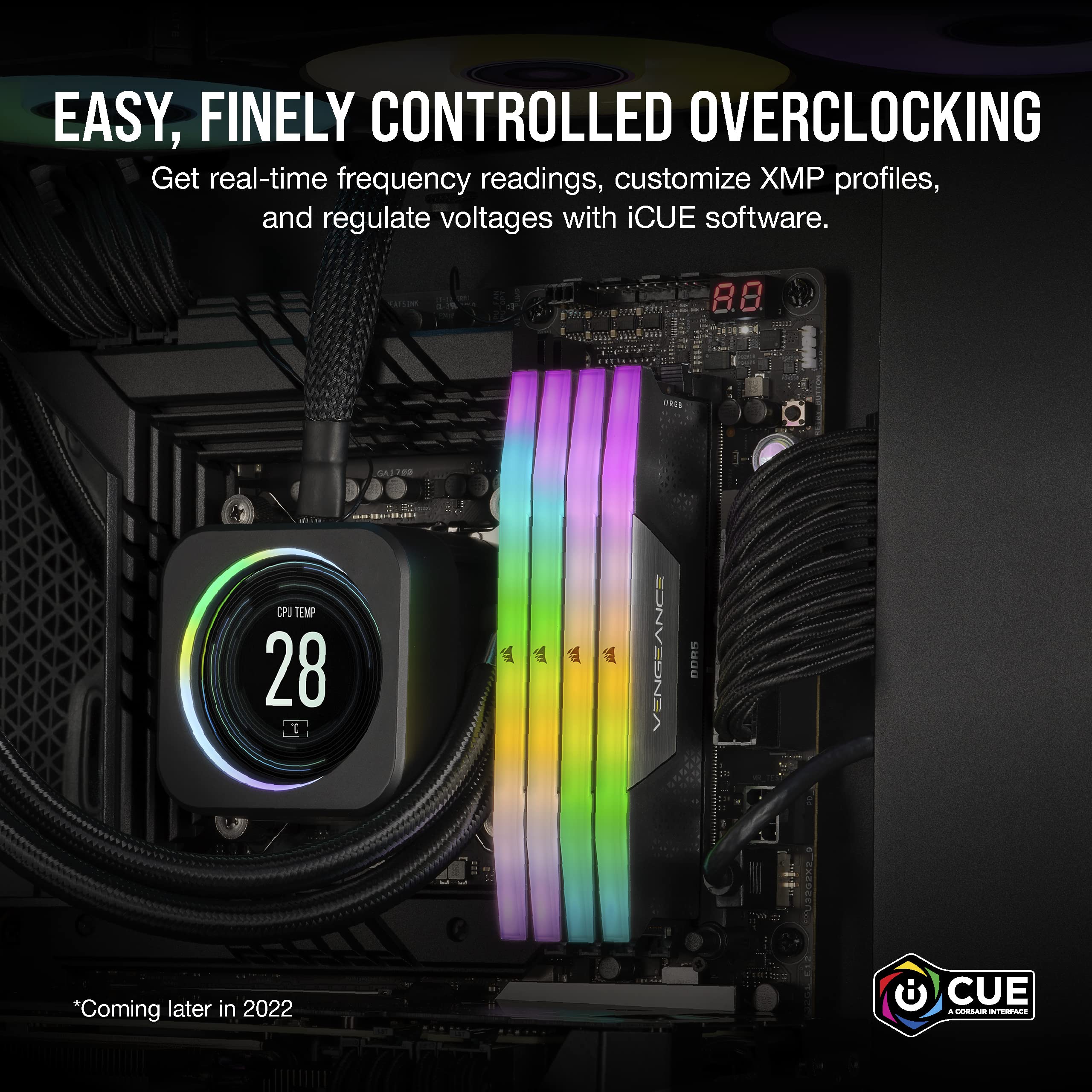 corsair-vengeance-rgb-ddr5-96gb-4x24gb-6400mhz-intel-xmp-3-0-cl32-memoria-deskto image 5