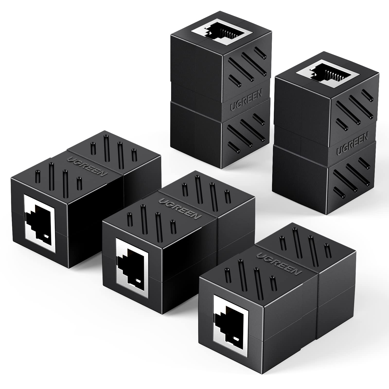 ugreen-accoppiatore-di-rete-rj45-cat6-femmina-5-pezzi-nero image 1