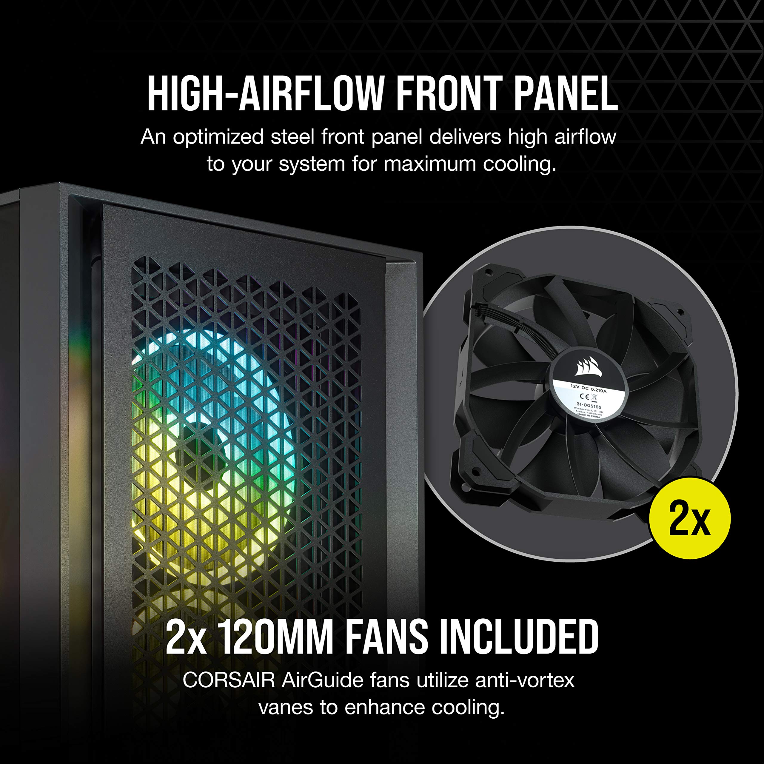 corsair-4000d-airflow-case-atx-mid-tower-vetro-temperato-nero-e-teak image 3