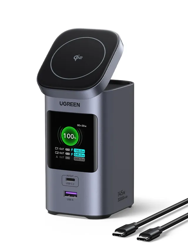 ugreen-nexode-pro-qi2-15w-power-bank-20000mah-pd-100w-4-in-1 image 1