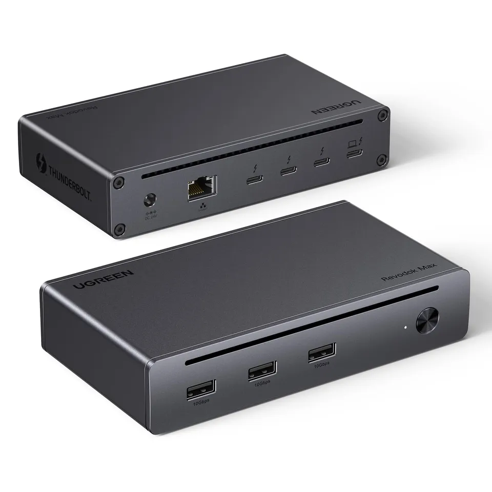 ugreen-revodok-max-208-docking-station-thunderbolt-4-8-in-1-doppio-4k60hz-85w image 1