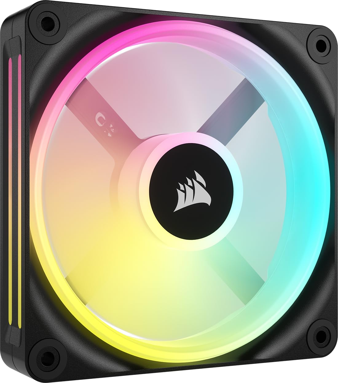 corsair-icue-link-qx120-rgb-ventola-120mm-nera-cupola-magnetica-pwm-2400-rpm image 1