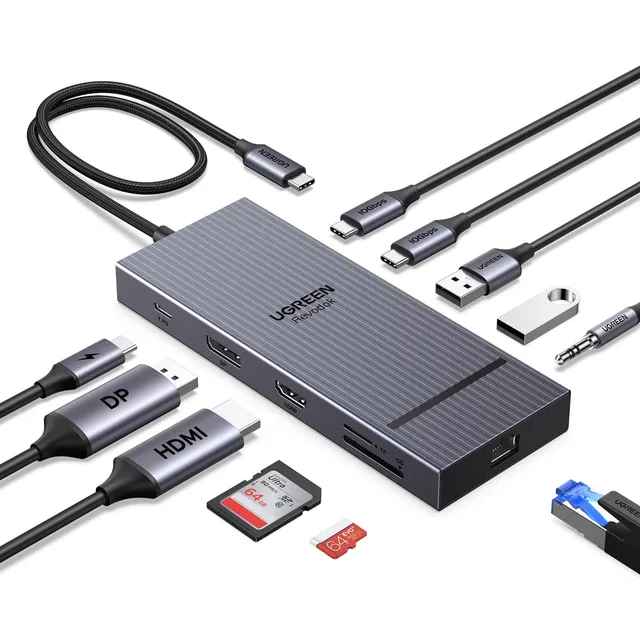 ugreen-revodok-pro-2111-hub-usb-c-11-in-1-hdmi-4k-docking-station image 1