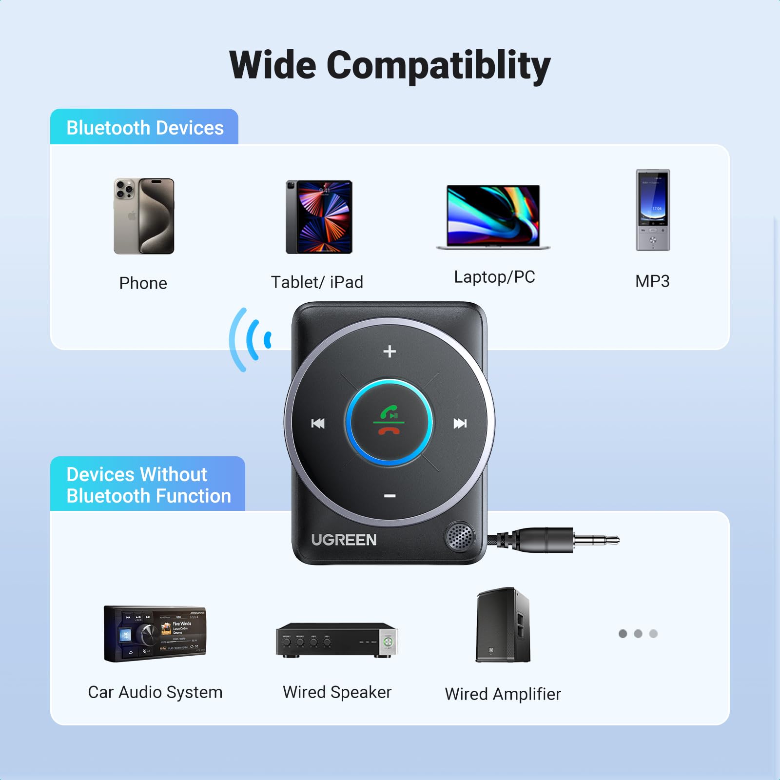 ugreen-ricevitore-bluetooth-5-4-auto-jack-3-5mm-con-rgb image 4