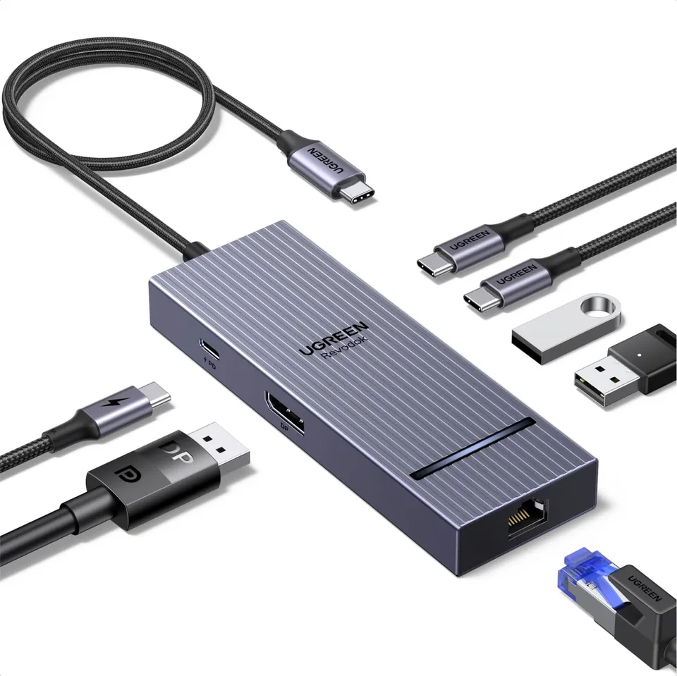 ugreen-revodok-pro-hub-usb-c-displayport-7-in-1-pd-100w image 1