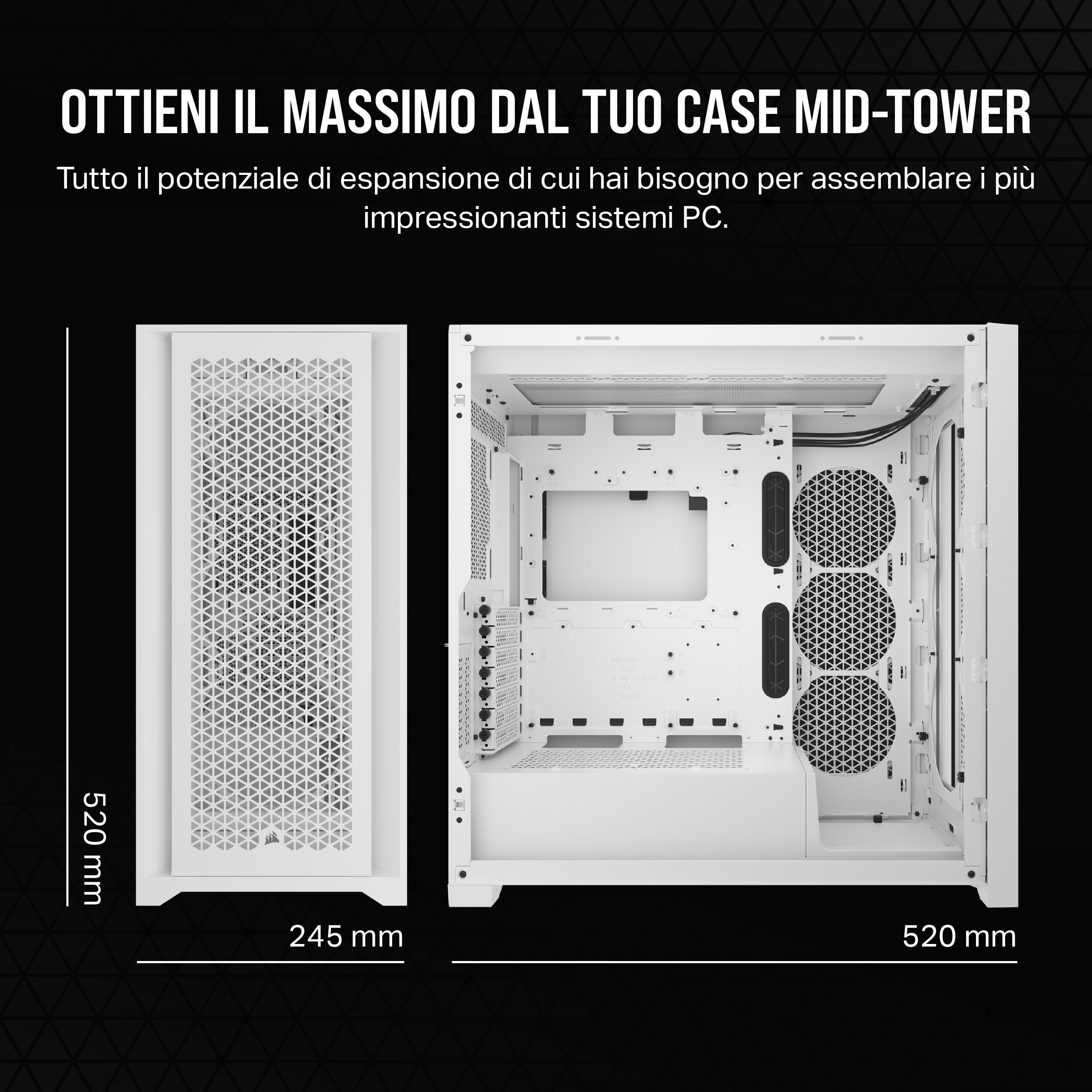 corsair-5000d-core-airflow-case-mid-tower-atx-bianco image 4