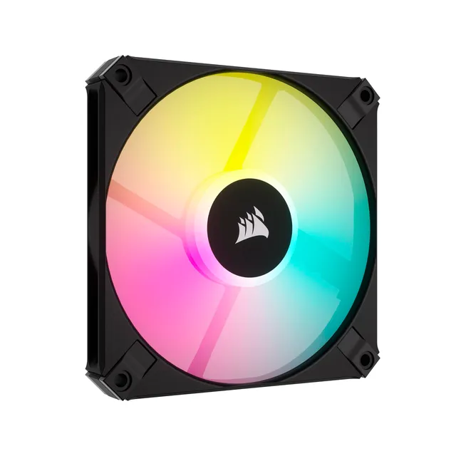 corsair-af120-rgb-slim-ventola-pwm-120mm-sottile-nero image 1