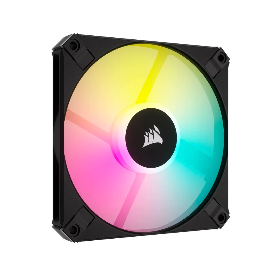 corsair-af120-rgb-slim-ventola-pwm-120mm-sottile-nero image 1