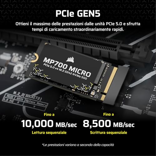 corsair-mp700-micro-ssd-pcie-5-0-nvme-m-2-2242-4tb-nero image 8