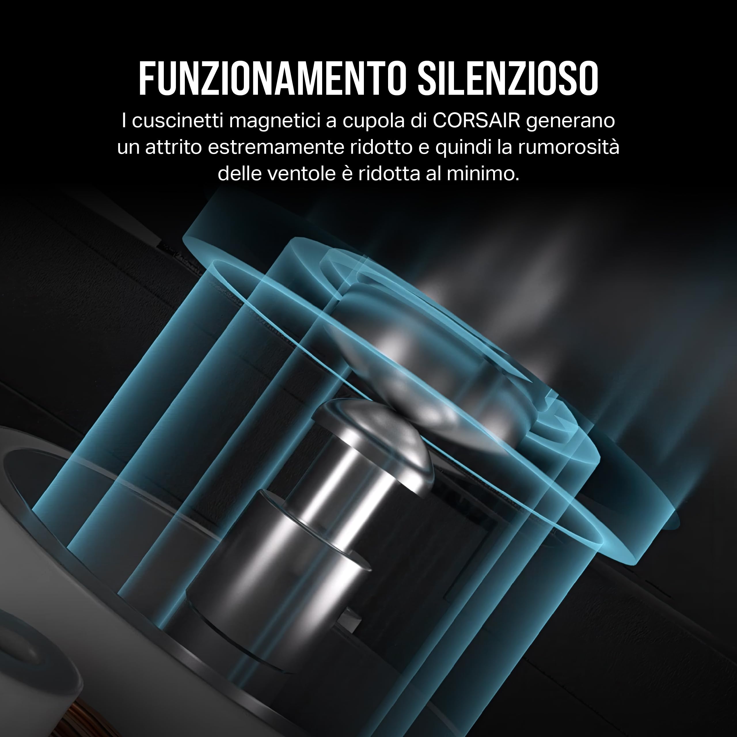 corsair-icue-link-rx140-140mm-ventola-pwm-nero-confezione-doppia-con-system-hub image 6